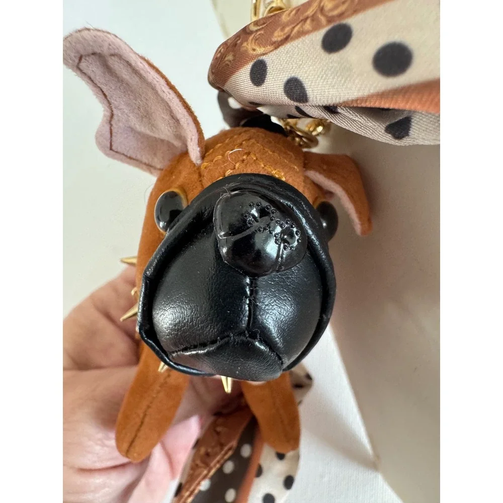 Piper‎ K French Bulldog Bag Charm Keychain Pardon My French Dog Tassel